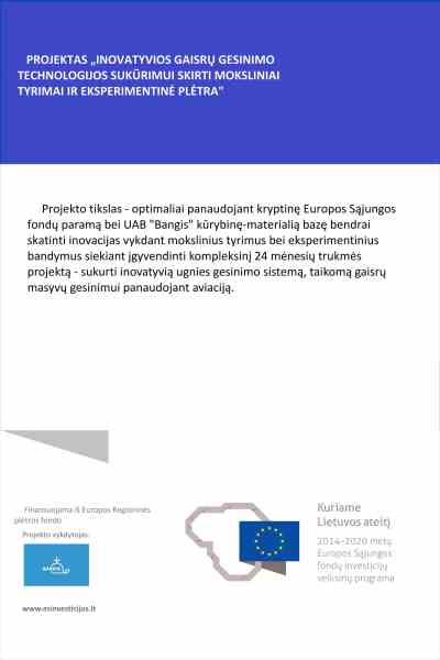 Informacija apie Europos Sąjungos paramą projektui